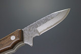 Kanetsune Seki Japan KB-269 Seseragi 2 Drop Damascus Blue Steel 70mm Field Knife