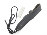 Vintage (Explorer) Seki Japan Fixed 3.5" Blade Black Leather Dagger Knife Sheath