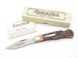 1990 Remington R1306 Tracker Bullet USA 440 Delrin Lockback Folding Pocket Knife