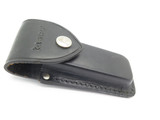 Vintage Tasco Japan 5" Folding Hunter Black Leather Folding Hunter Knife Sheath