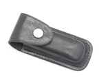 Vintage Japan Folding Hunter 4.25" Black Leather Folding Hunter Knife Sheath