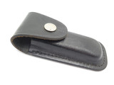 Vintage Japan Folding Hunter 4.25" Black Leather Folding Hunter Knife Sheath