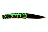 Mcusta MC-4BC-D10 Seki Japan Limited Katana Black/Green Tanto Pocket Knife