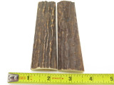VINTAGE 4.875 x 1.3 INDIA SAMBAR STAG SCALE SLAB KNIFE MAKING HANDLE GRIP BLANK