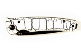 Mcusta MC-4BC-D3 Seki Japan Limited Katana White/Black Tanto Pocket Knife