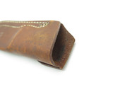 Vintage Japan Leather Fixed 6.12" Blade Loveless Style Hunting Knife Sheath