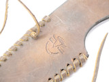 Bodean Montana Hide Leather Large Fixed 6.87" Blade Hunting Knife Sheath