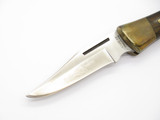 Vintage Case XX P197 Shark Tooth Wood Handle Folding Hunter Lockback Knife