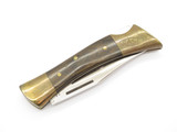 Vintage Case XX P197 Shark Tooth Wood Handle Folding Hunter Lockback Knife