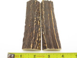 VINTAGE 5.2 x 1.4 INDIA SAMBAR STAG SCALE SLAB KNIFE MAKING HANDLE GRIP BLANK