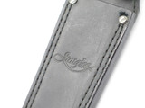 Junglee Tanto Seki Japan Fixed 6" Blade Knife Black Leather Clip Sheath