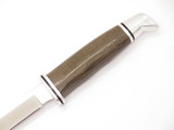 2021 Buck 102 Woodsman Pro Brown Micarta Handle S35VN Fixed Blade Hunting Knife
