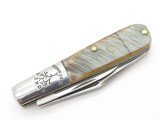 Vtg 1970s Boker USA Tree Brand 493 2 Blade Barlow Folding Pocket Knife