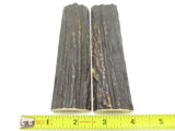 VINTAGE 5.5 x 1.5 INDIA SAMBAR STAG SCALE SLAB KNIFE MAKING HANDLE GRIP BLANK
