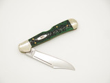 Case XX 61749L 18542 USA Engraved Green Bone Copperlock Folding Pocket Knife