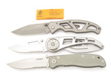 3 Pack Gerber Paraframe Ripstop II Air Ranger Folding Pocket Knife