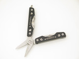 Gerber Shortcut 2.5" Black Metal Multi Tool Scissors Folding Pocket Knife