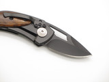 Gerber Small 3" Wood Handle Stainless Linerlock Folding Pocket Knife