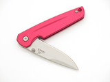 Vintage Gerber LTR Red Aluminum 3.5" Linerlock Folding Pocket Knife