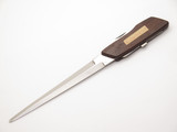 Vintage 1960s P-708/RB Seki Japan Wood 8.37" Desk Letter Opener Folding Knife