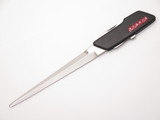 Vtg 70s P-708B Seki Japan Synthetic Black 8.37" Desk Letter Opener Folding Knife