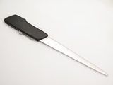 Vtg 70s P-708B Seki Japan Synthetic Black 8.37" Desk Letter Opener Folding Knife