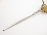 Vintage 1980s King Gold No. 6-9 Seki Japan 8.75" Sword Desk Letter Opener