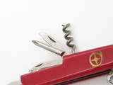 Vintage 1980s Rostfrei Japan 3.62" Red Multi Tool Folding Pocket Camp Knife