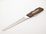 Vintage 1960s P-708/RA Seki Japan Wood 8.37" Desk Letter Opener Folding Knife