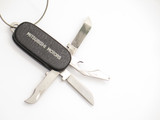 Vtg '70s Mitsubishi Pajero Seki Japan Multi Tool Keychain Folding Pocket Knife