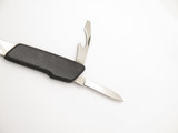 Vtg '70s P-708 Seki Japan Synthetic Black 8.37" Desk Letter Opener Folding Knife
