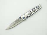 2010 Mcusta Seki Japan MC-91D Sakura VG-10 Damascus San Mai Folding Pocket Knife