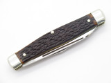 Vtg 1970s Boker USA Tree Brand 3030 2 Blade Muskrat Folding Pocket Knife