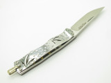 2010 Mcusta 152 Take Seki Japan AUS-8 Red Bamboo Folding Pocket Money Clip Knife