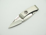 2010 Mcusta Seki Japan Kamon 82 Kikyo Crest AUS8 Money Clip Folding Pocket Knife