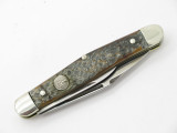 Vtg 1970s Boker USA Tree Brand 8348 2 Blade Jack Folding Pocket Knife
