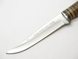 Boker USA Tree Brand 155-5 Fixed Blade Hunting Knife & Leather Sheath
