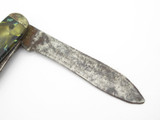Vintage 1930-1936 Imperial Prov RI 3.375" Colored Handle Folding Stockman Knife