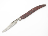 Vintage Colonial USA 5" Red Black Handle Folding Pocket Fish Knife
