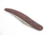 Vintage Colonial USA 5" Red Black Handle Folding Pocket Fish Knife