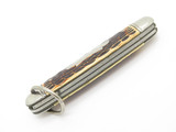 Vintage Imperial Prov RI Faux Bone Handle Folding Multi Tool Pocket Camp Knife