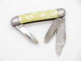 Vintage 1945-1955 Hammer Brand USA 3.5" Swirl Stockman Folding Pocket Knife
