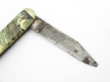 Vintage 1930-1936 Imperial Prov RI 3.25" Green Handle Folding Pen Knife