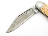 Vintage 1946-1956 Imperial Prov RI Deer Handle Serrated Folding Jack Knife