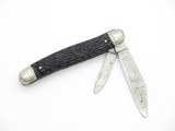 Vintage Imperial Prov RI 3.25" Black Handle Folding Pocket Jack Knife