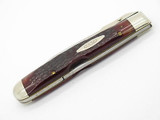 VINTAGE 1973 CASE XX 6111 1/2 BONE CHEETAH SWING GUARD FOLDING POCKET KNIFE