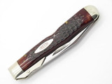 VINTAGE 1973 CASE XX 6111 1/2 BONE CHEETAH SWING GUARD FOLDING POCKET KNIFE