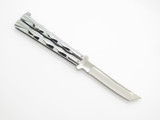 Vintage 1980s C Jul Herbertz Rostfrei 5" Folding Butterfly Balisong Tanto Knife by G. Sakai