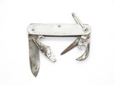 Vintage 1944 Military Pat Pend Can Opener Folding Multi Tool Camp Pocket Knife