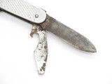Vintage 1944 Military Pat Pend Can Opener Folding Multi Tool Camp Pocket Knife